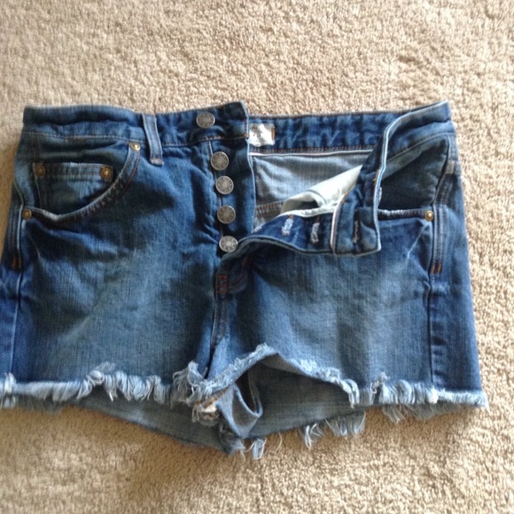 Free People Pants - Free People Button Fly Denim